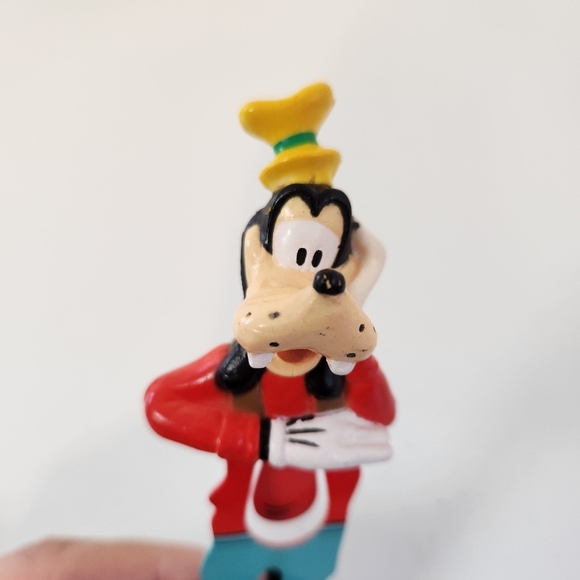 Vintage 1990s Disney MINNIE MOUSE Goofy Book Buddy BookMark Applause Red Dress - Picture 2 of 8